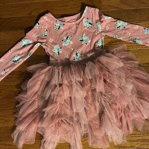 Pink Tulle Kids Dress